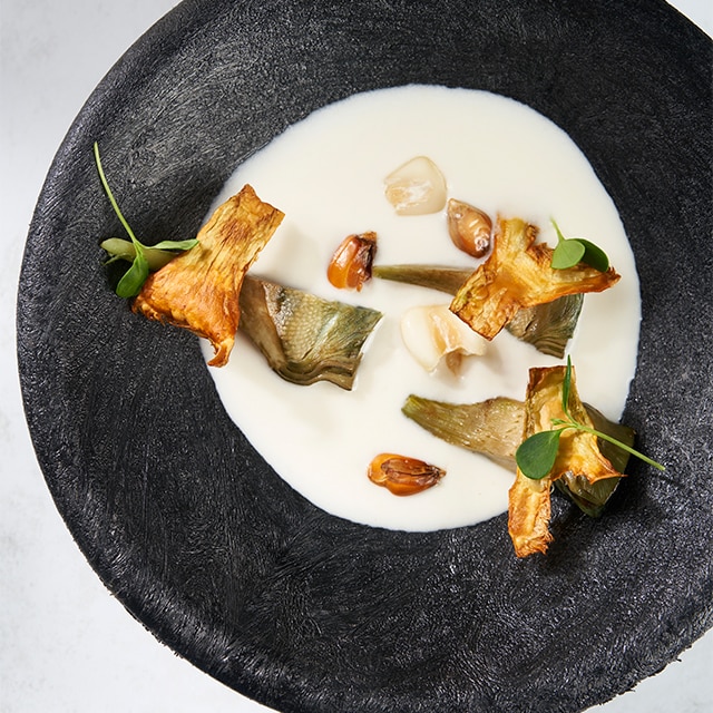 Ajoblanco de choclos